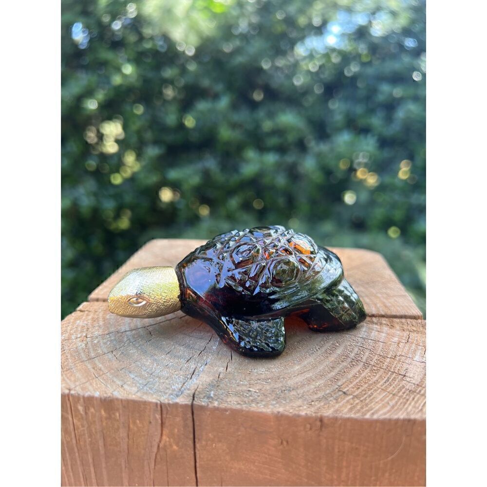 Vintage Perfume Bottle Turtle Avon